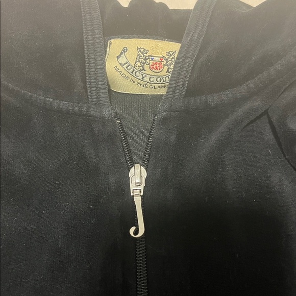 Juicy Couture Vintage Black Velour Jacket - Picture 2 of 9